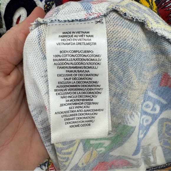 Polo Ralph Lauren mascot multi pattern polo flag mesh custom fit Sz 3XL - Picture 10 of 10